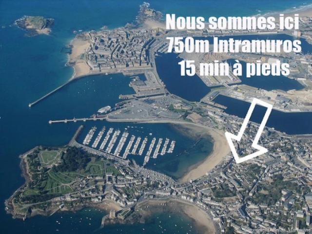 Chambre - Bed & Breakfast - Plage 50M - Residence Saint-Malo Dış mekan fotoğraf